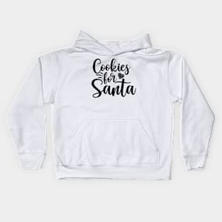 Cookies For Santa Kids Hoodie